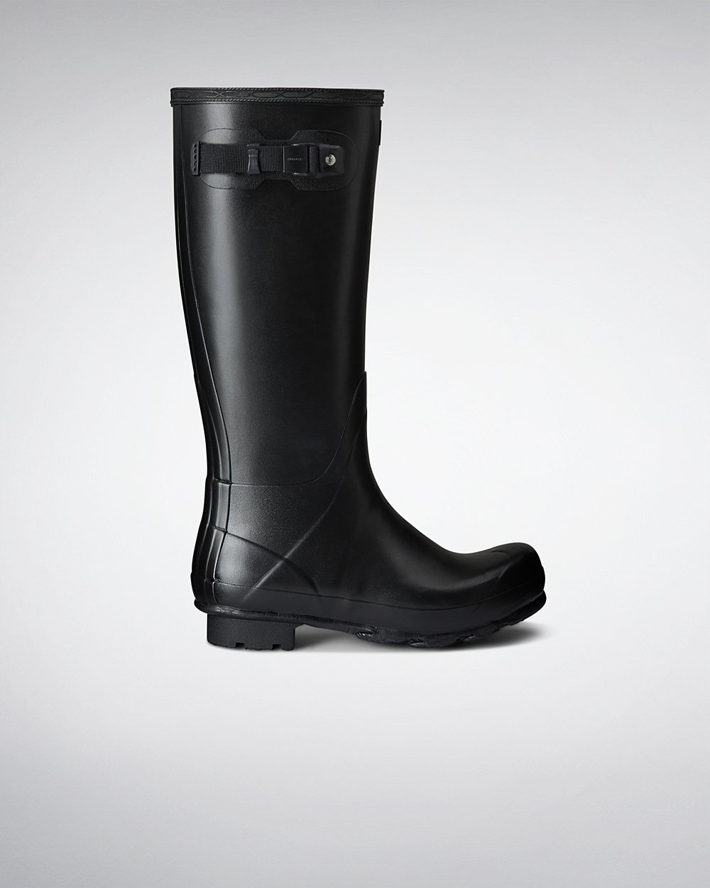 Botas de Lluvia Altas Hunter Hombre - Norris Field - Negros - FDBTWAM-68